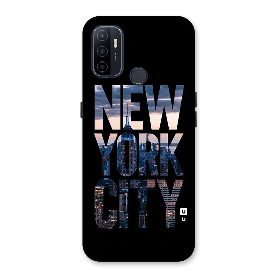 New York City Back Case for Oppo A32