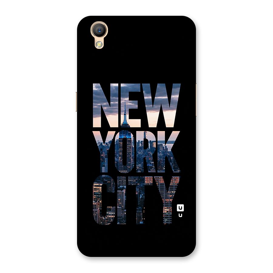 New York City Back Case for Oppo A37