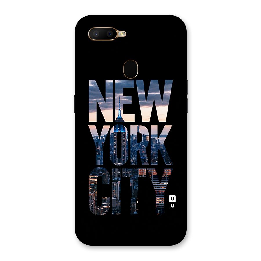 New York City Back Case for Oppo A5s