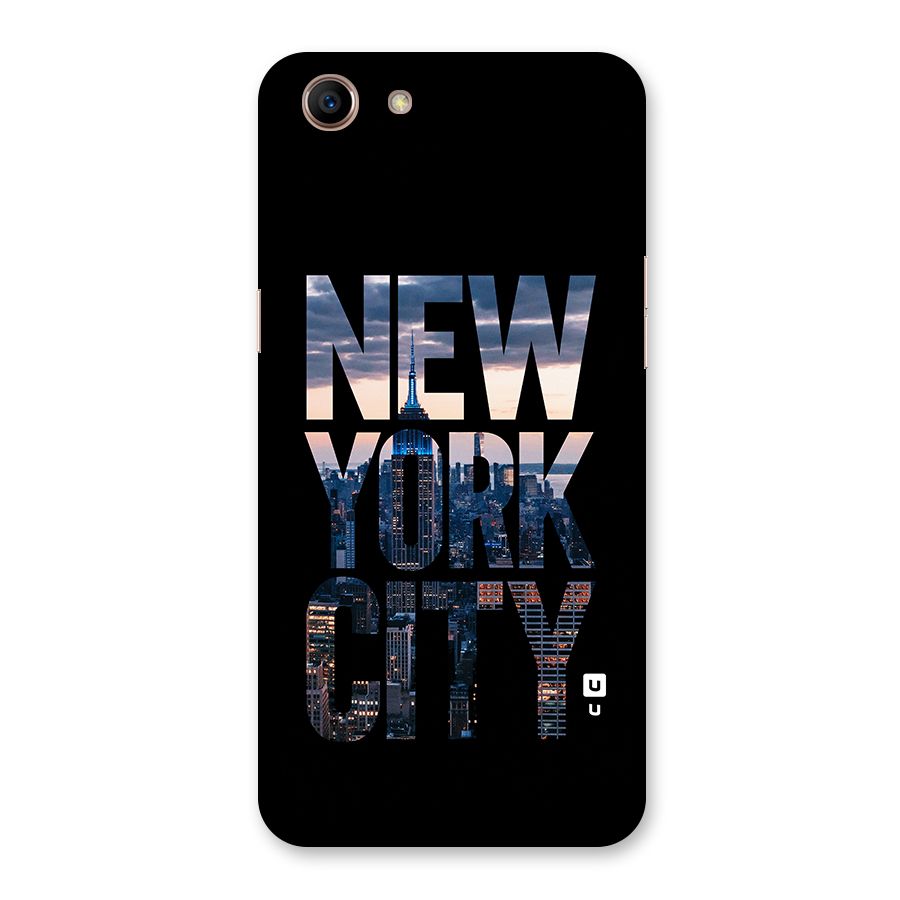 New York City Back Case for Oppo A83 (2018)