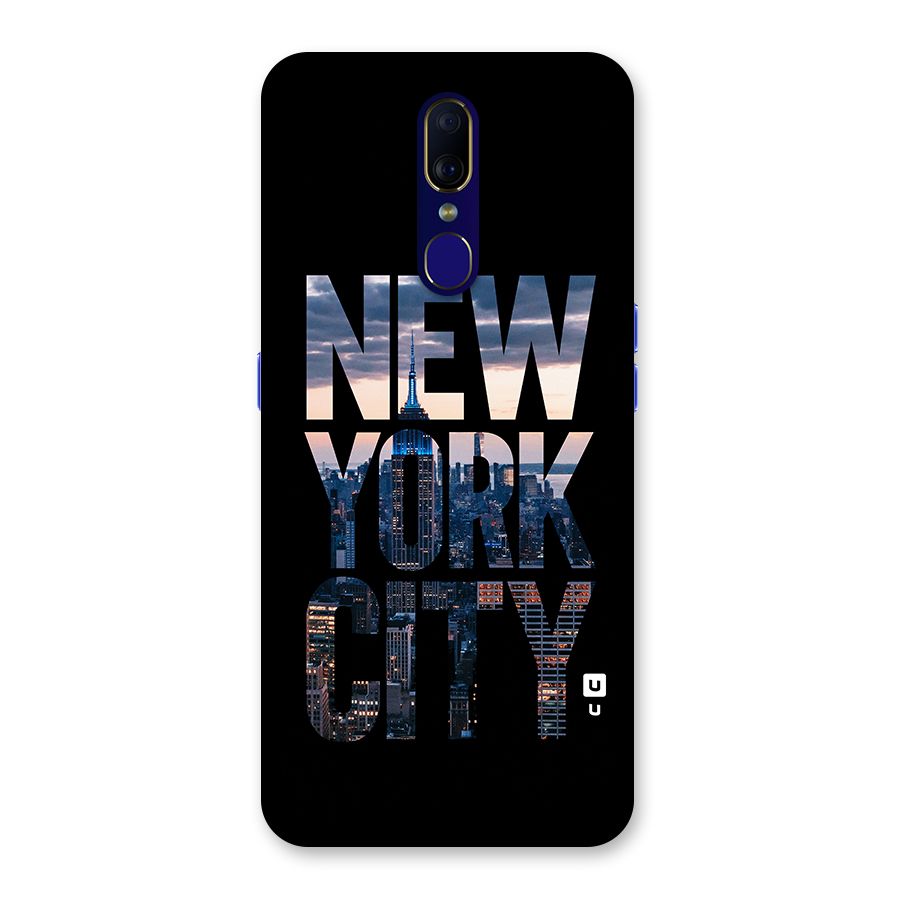 New York City Back Case for Oppo A9