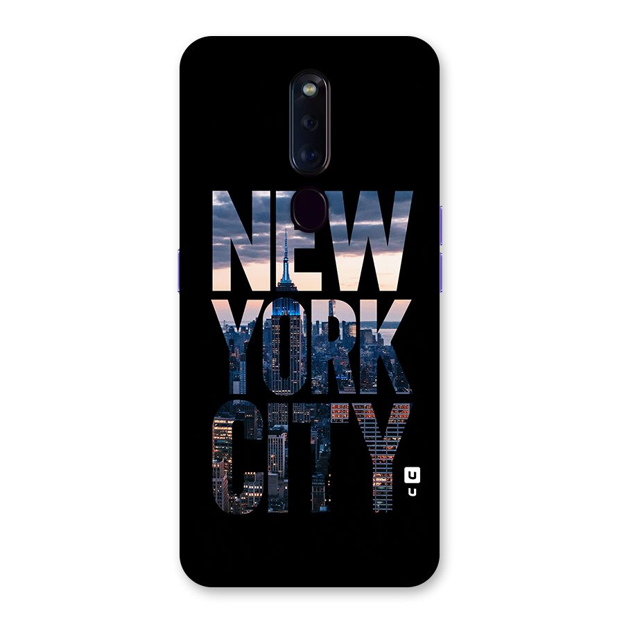 New York City Back Case for Oppo F11 Pro
