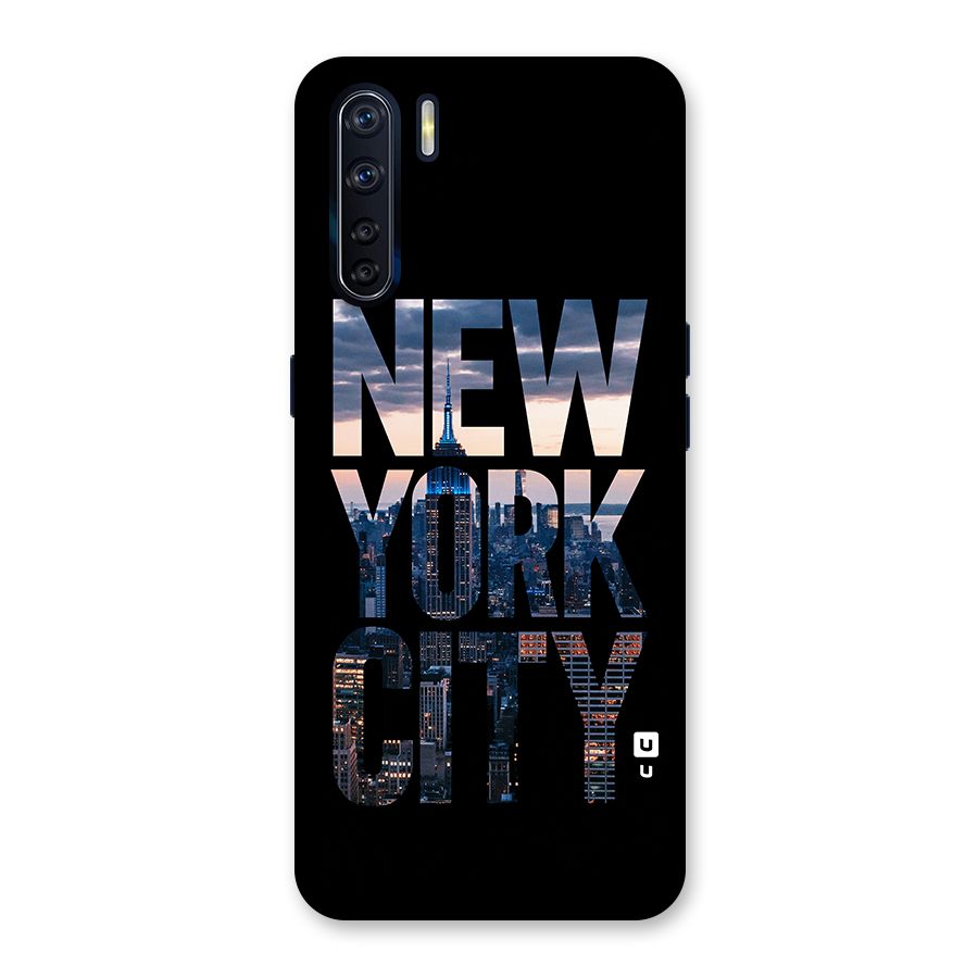 New York City Back Case for Oppo F15