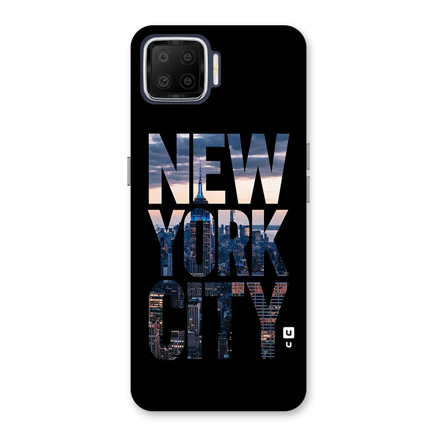 New York City Back Case for Oppo F17