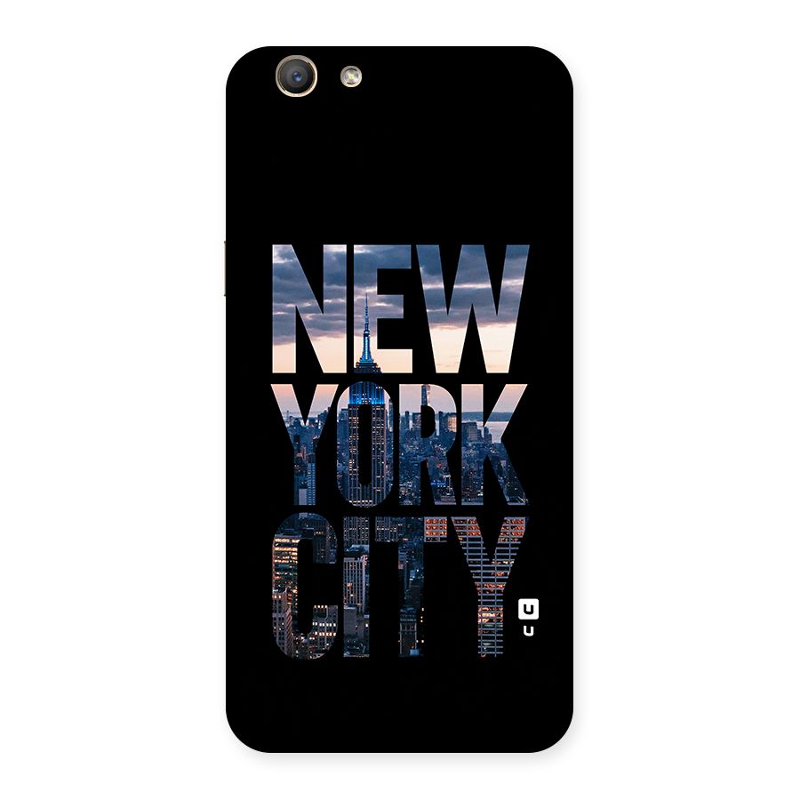 New York City Back Case for Oppo F1s