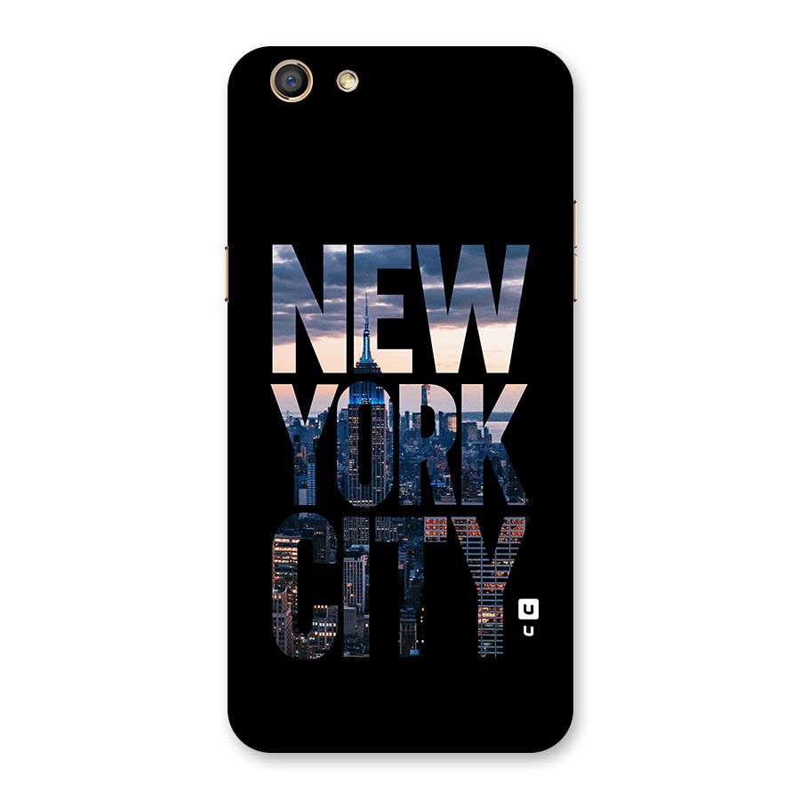 New York City Back Case for Oppo F3
