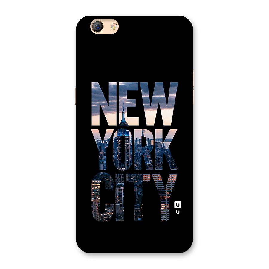 New York City Back Case for Oppo F3 Plus