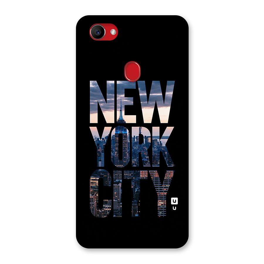 New York City Back Case for Oppo F7