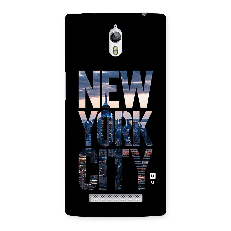 New York City Back Case for Oppo Find 7