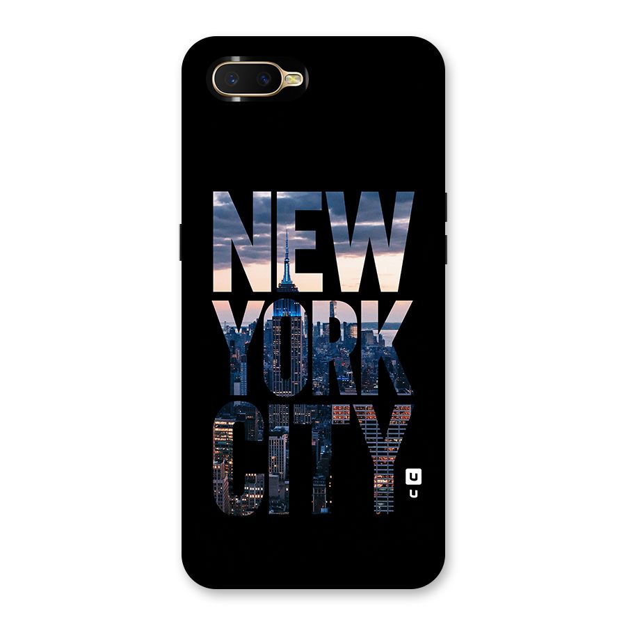 New York City Back Case for Oppo K1