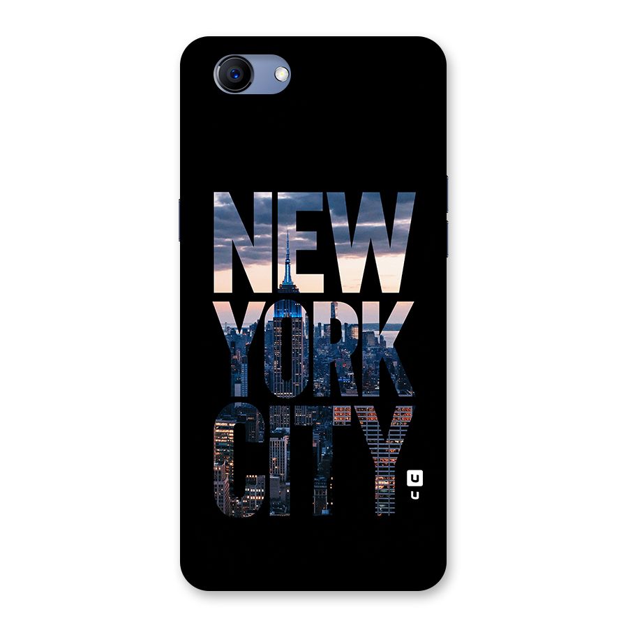 New York City Back Case for Oppo Realme 1