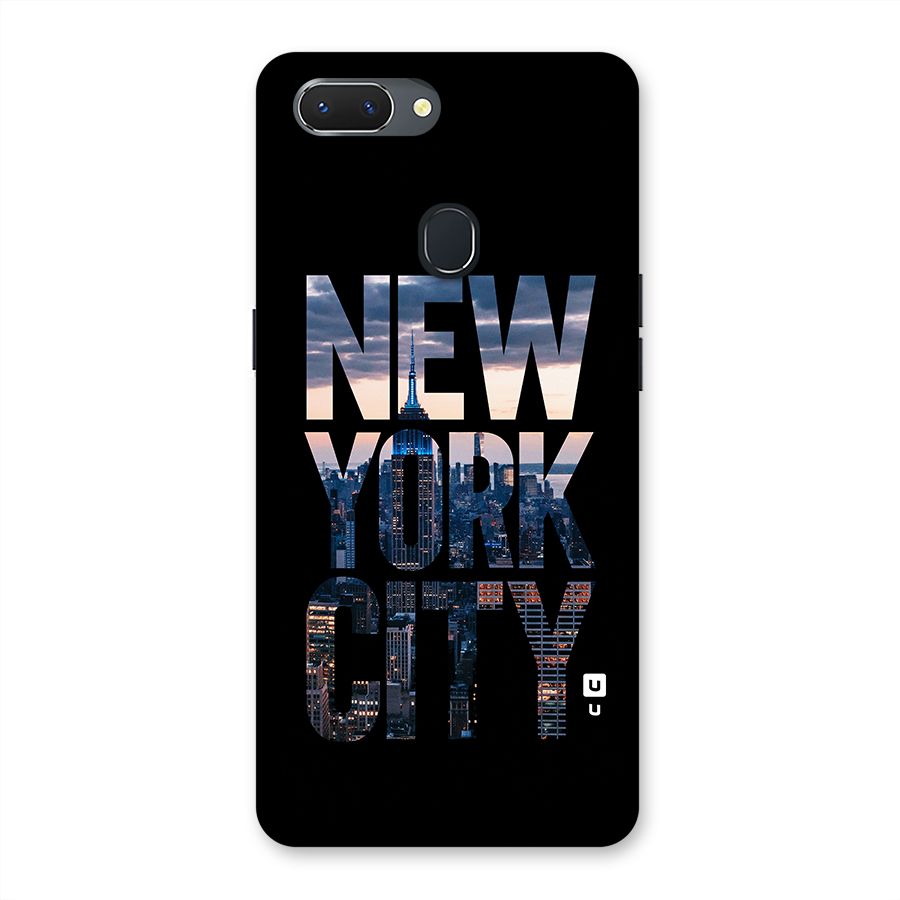New York City Back Case for Oppo Realme 2