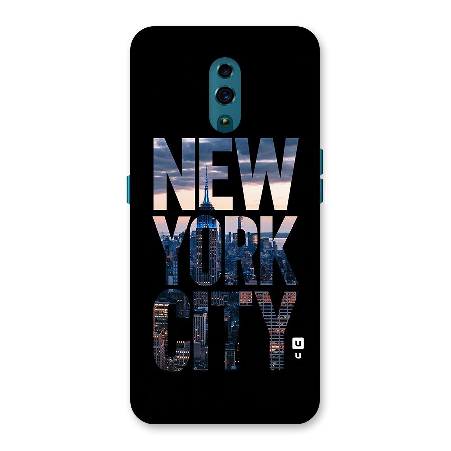 New York City Back Case for Oppo Reno