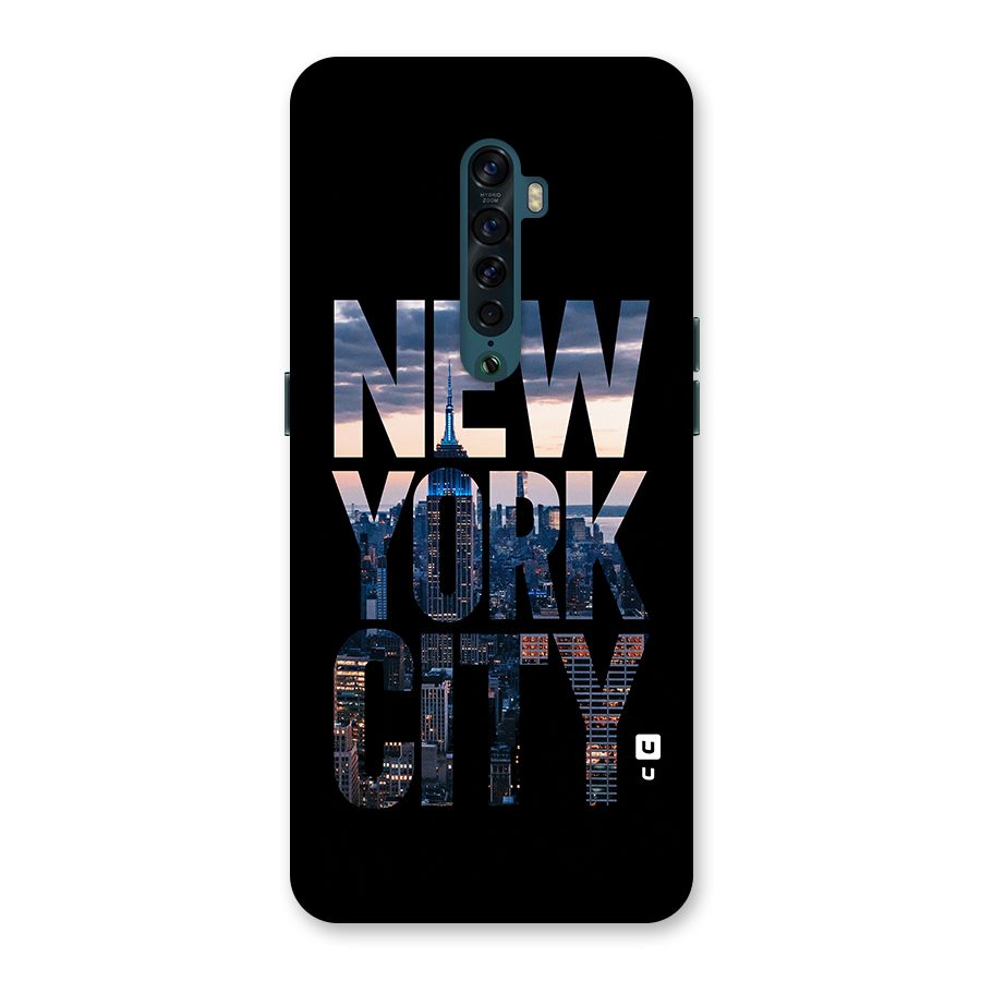 New York City Back Case for Oppo Reno2