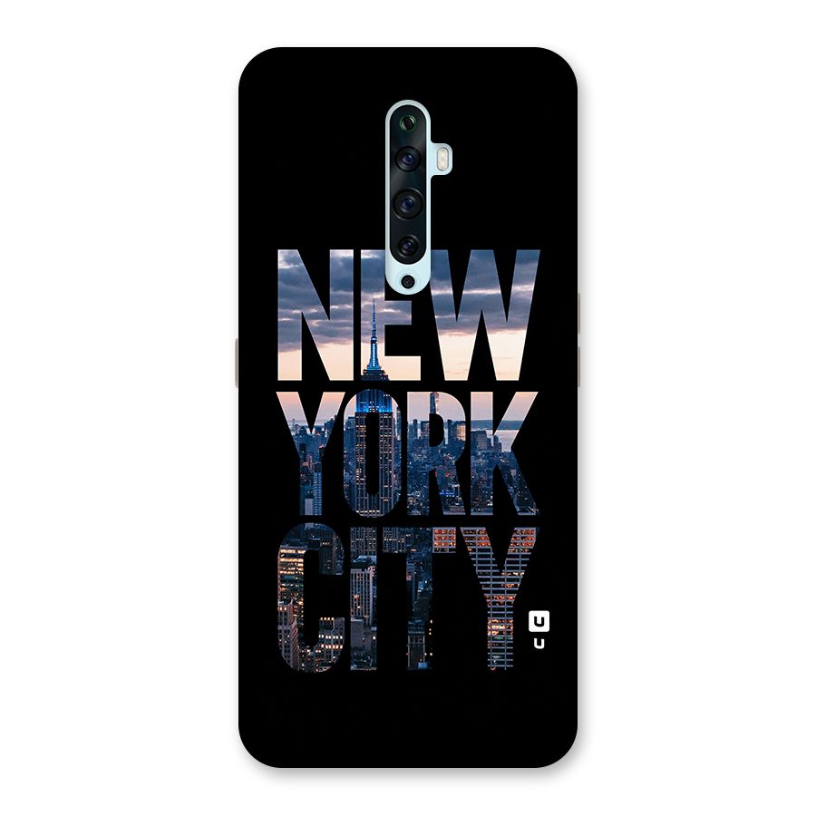 New York City Back Case for Oppo Reno2 Z
