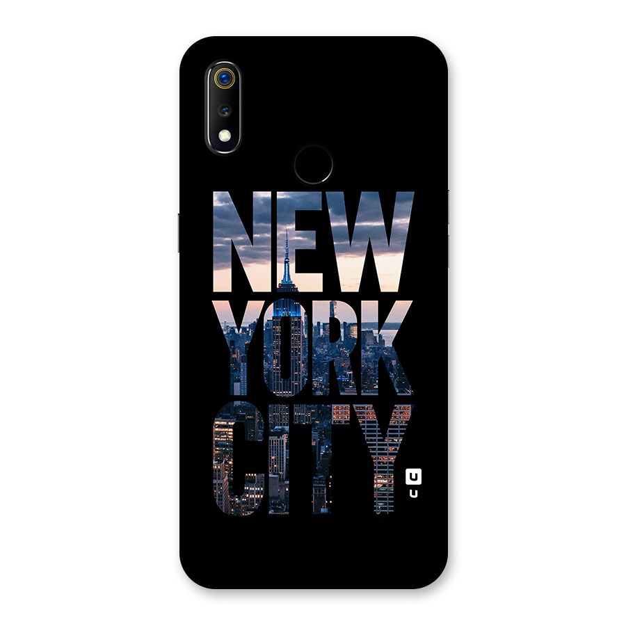 New York City Back Case for Realme 3
