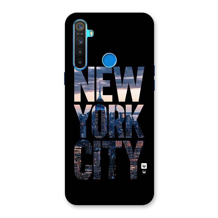 New York City Back Case for Realme 5s
