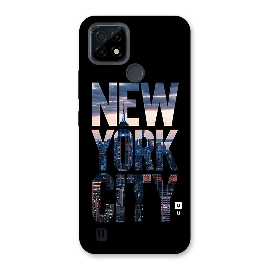 New York City Back Case for Realme C21