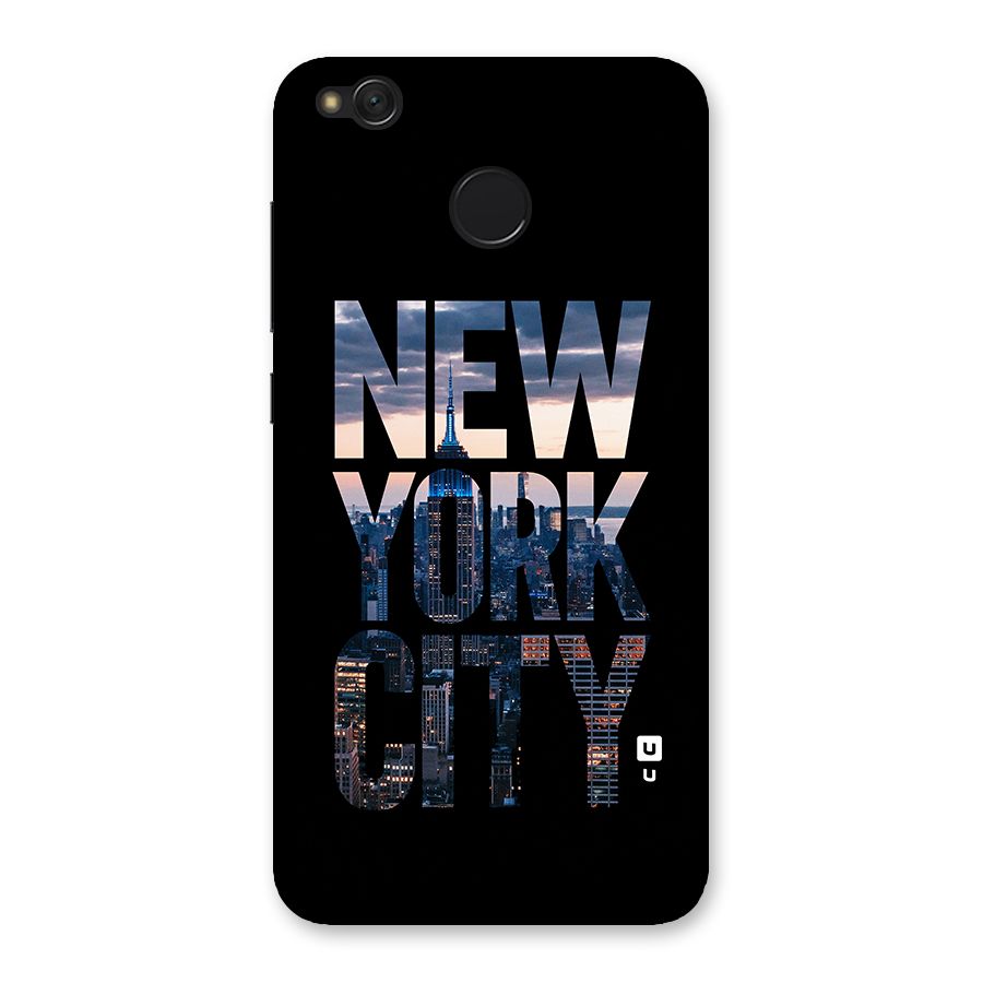 New York City Back Case for Redmi 4