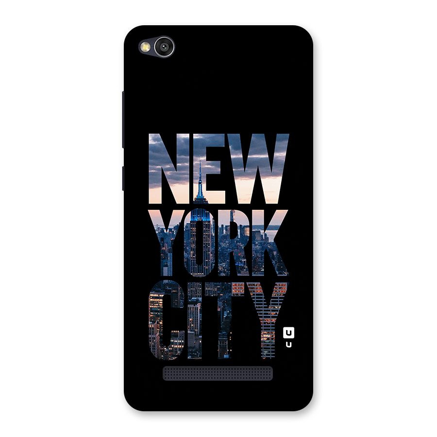 New York City Back Case for Redmi 4A