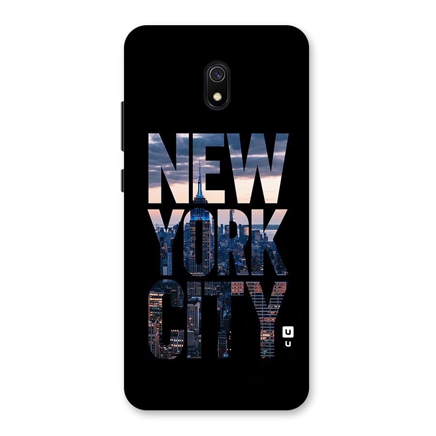 New York City Back Case for Redmi 8A