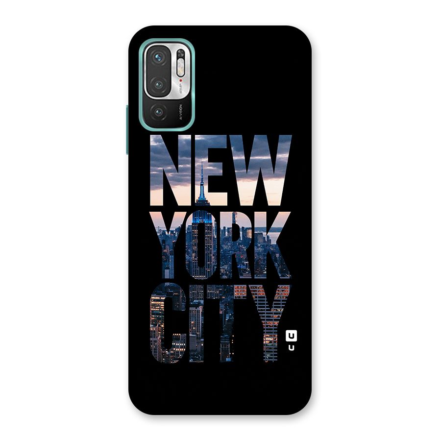 New York City Back Case for Redmi Note 10T 5G