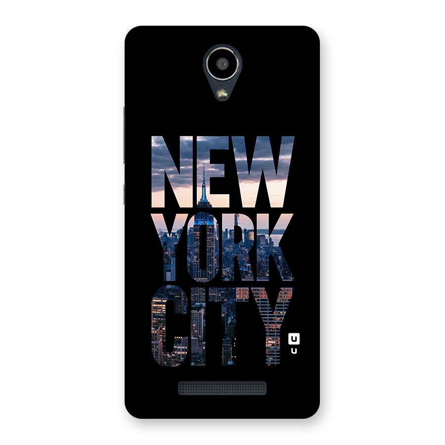 New York City Back Case for Redmi Note 2