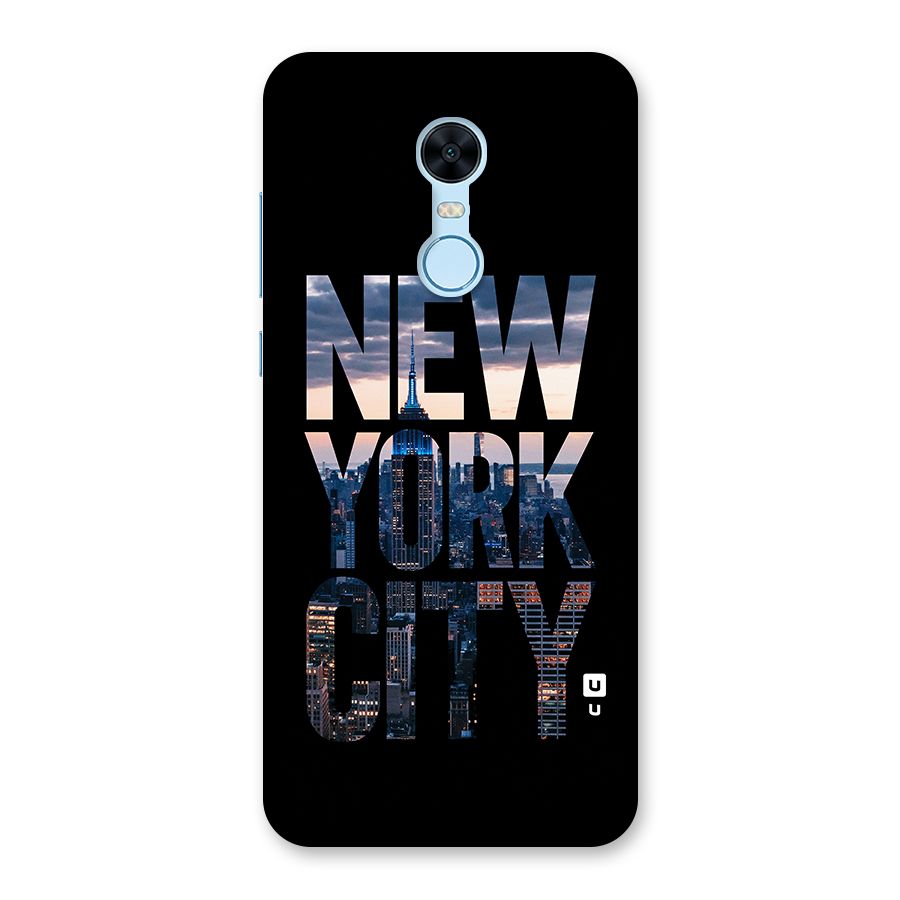 New York City Back Case for Redmi Note 5