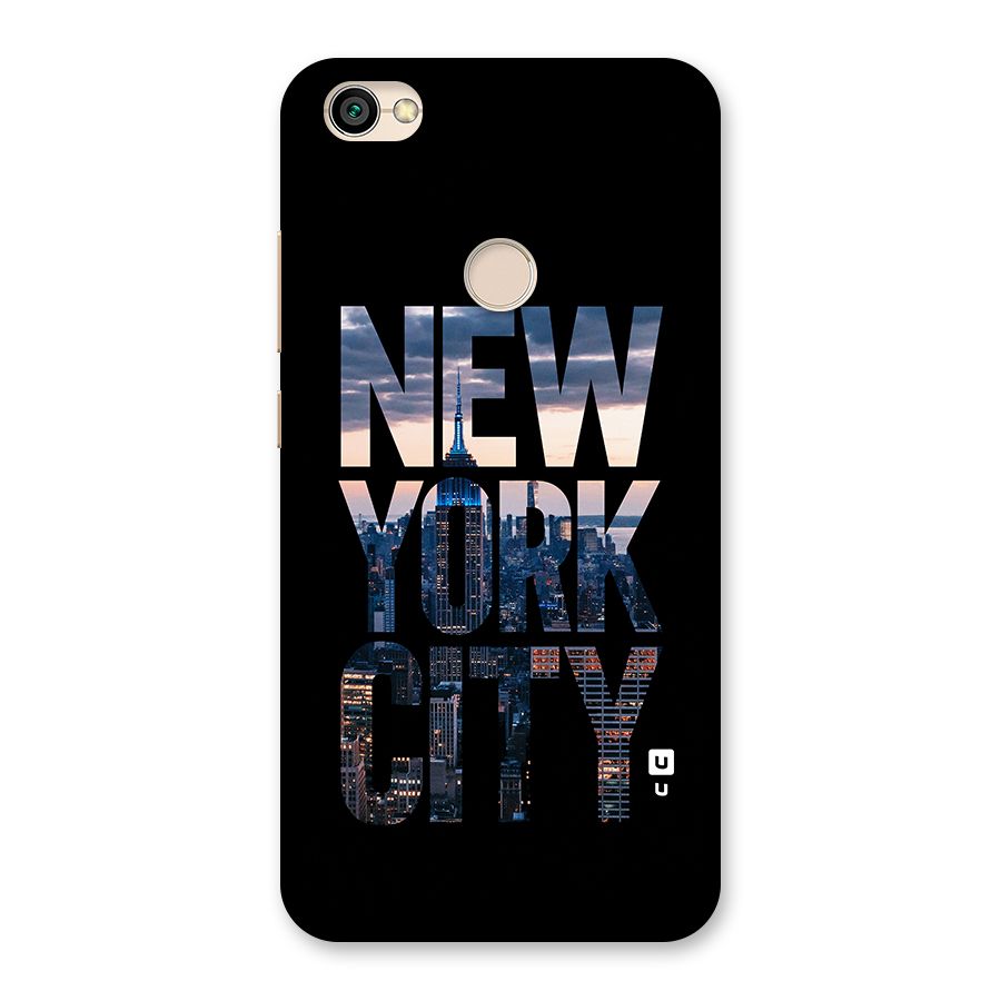 New York City Back Case for Redmi Y1 2017