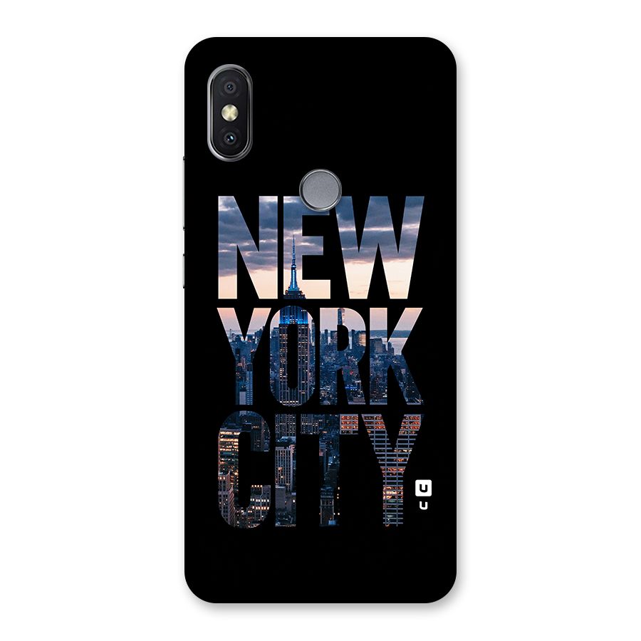 New York City Back Case for Redmi Y2