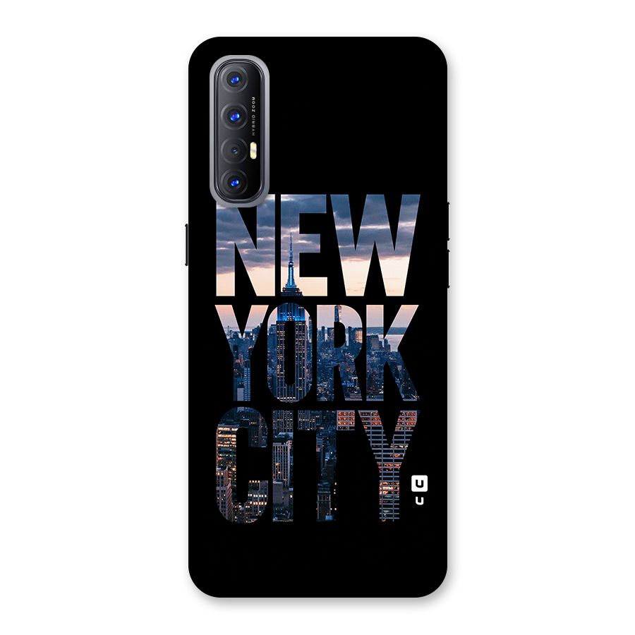 New York City Back Case for Reno3 Pro