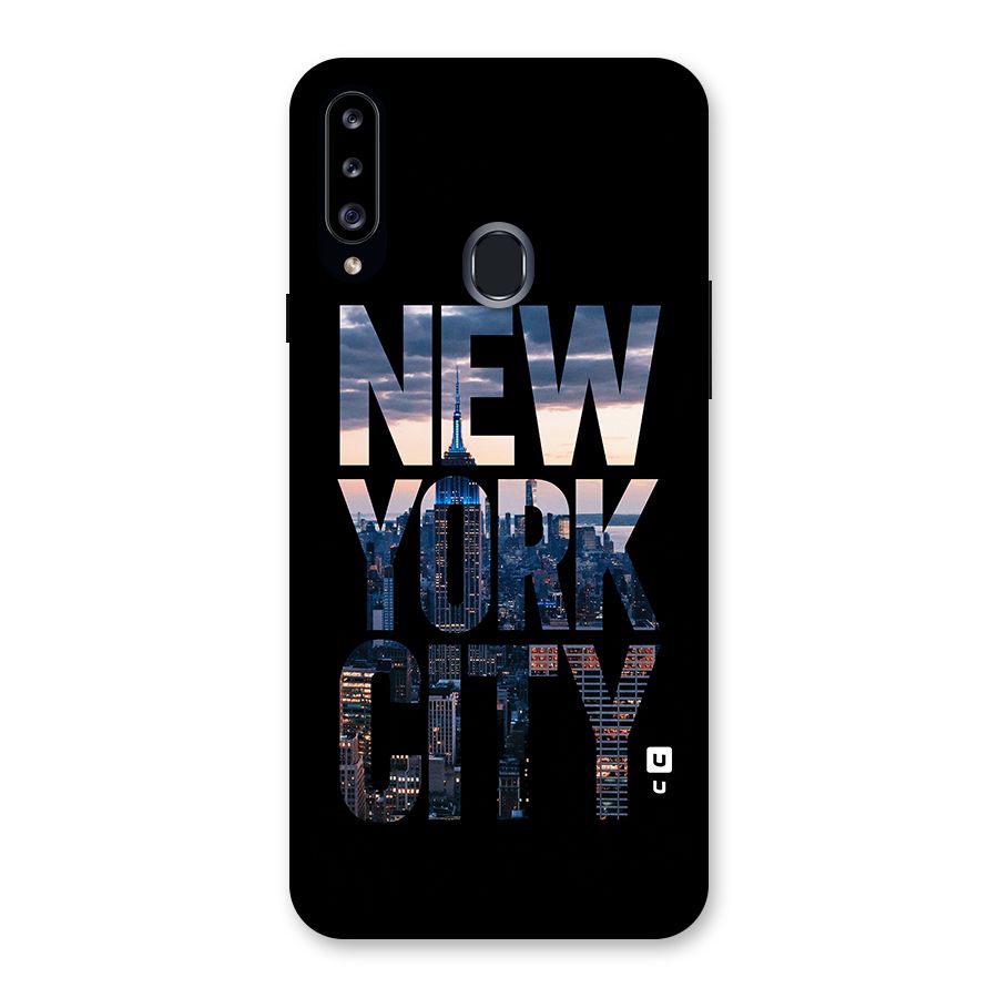 New York City Back Case for Samsung Galaxy A20s