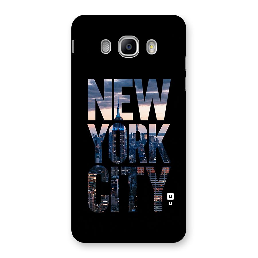 New York City Back Case for Samsung Galaxy J5 2016