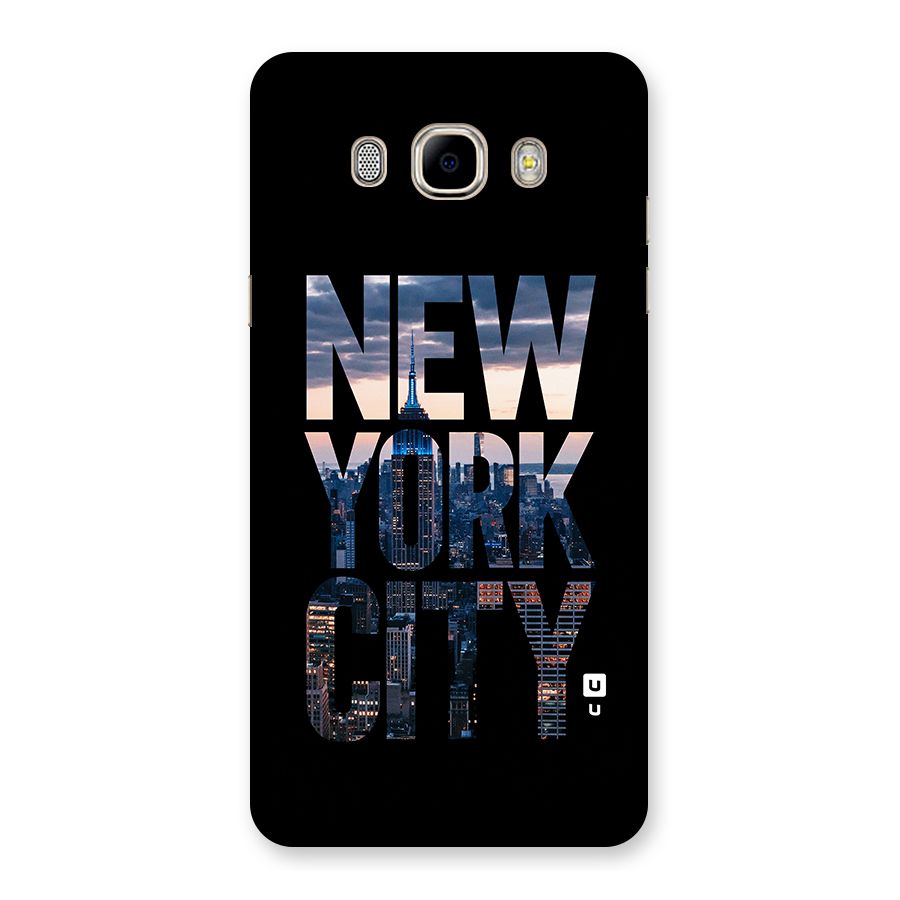 New York City Back Case for Samsung Galaxy J7 2016