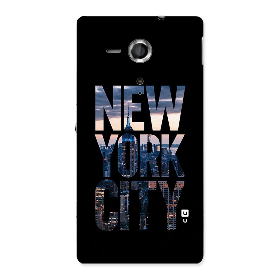 New York City Back Case for Sony Xperia SP