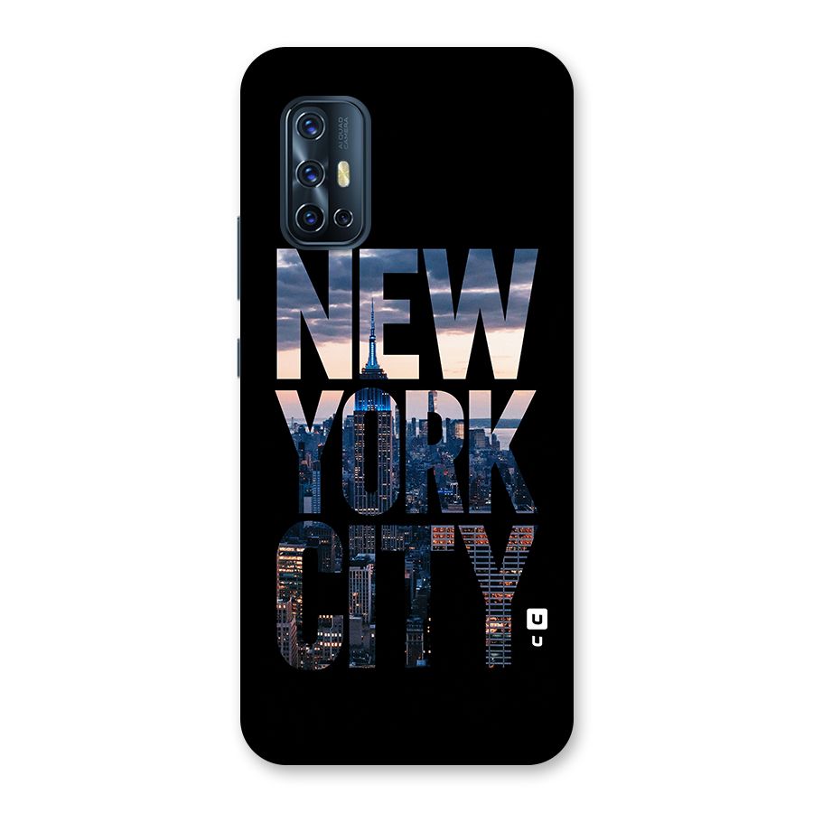 New York City Back Case for Vivo V17