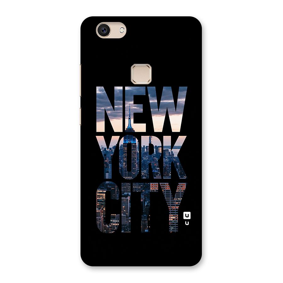 New York City Back Case for Vivo V7