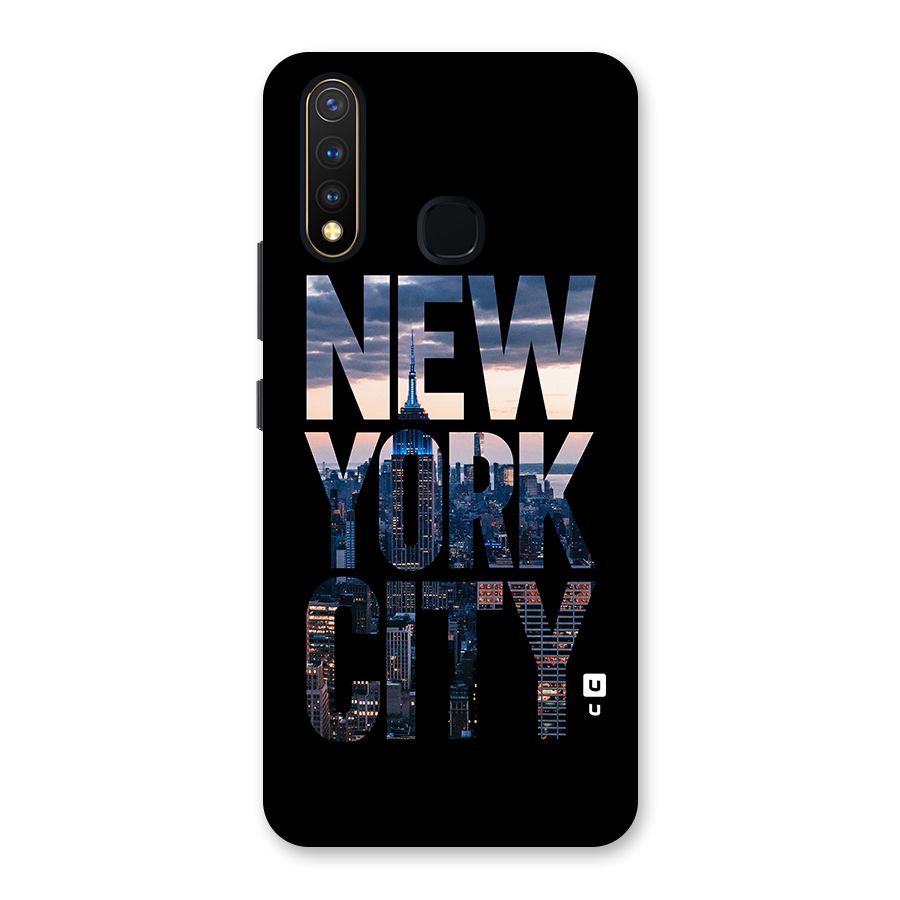 New York City Back Case for Vivo Y19