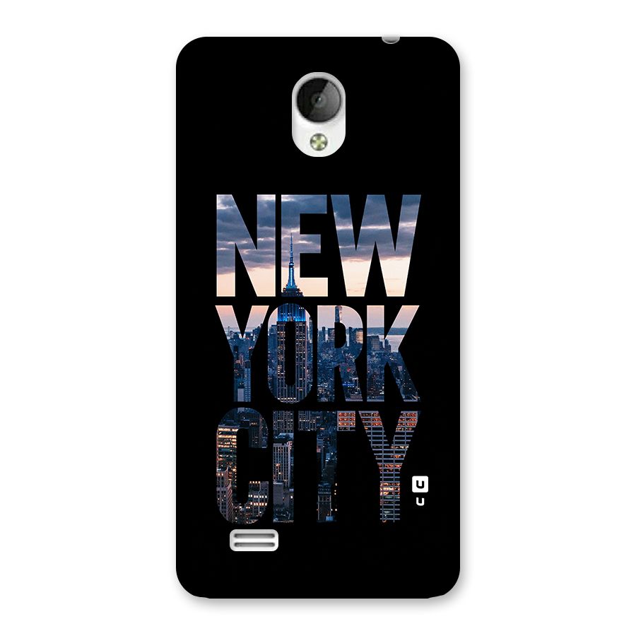 New York City Back Case for Vivo Y21