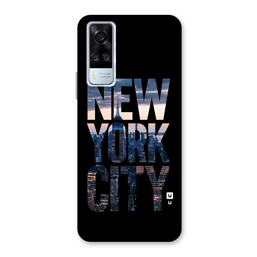 New York City Back Case for Vivo Y31