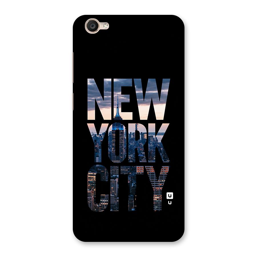 New York City Back Case for Vivo Y55
