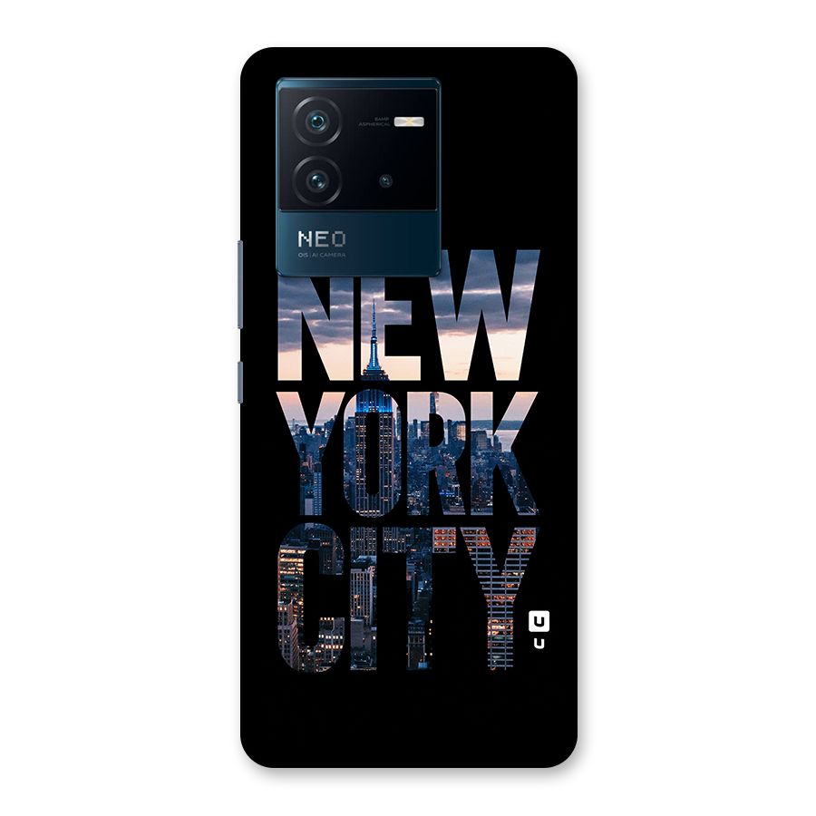 New York City Back Case for Vivo iQOO Neo 6 5G