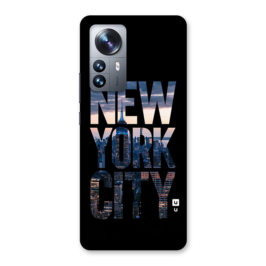 New York City Back Case for Xiaomi 12 Pro