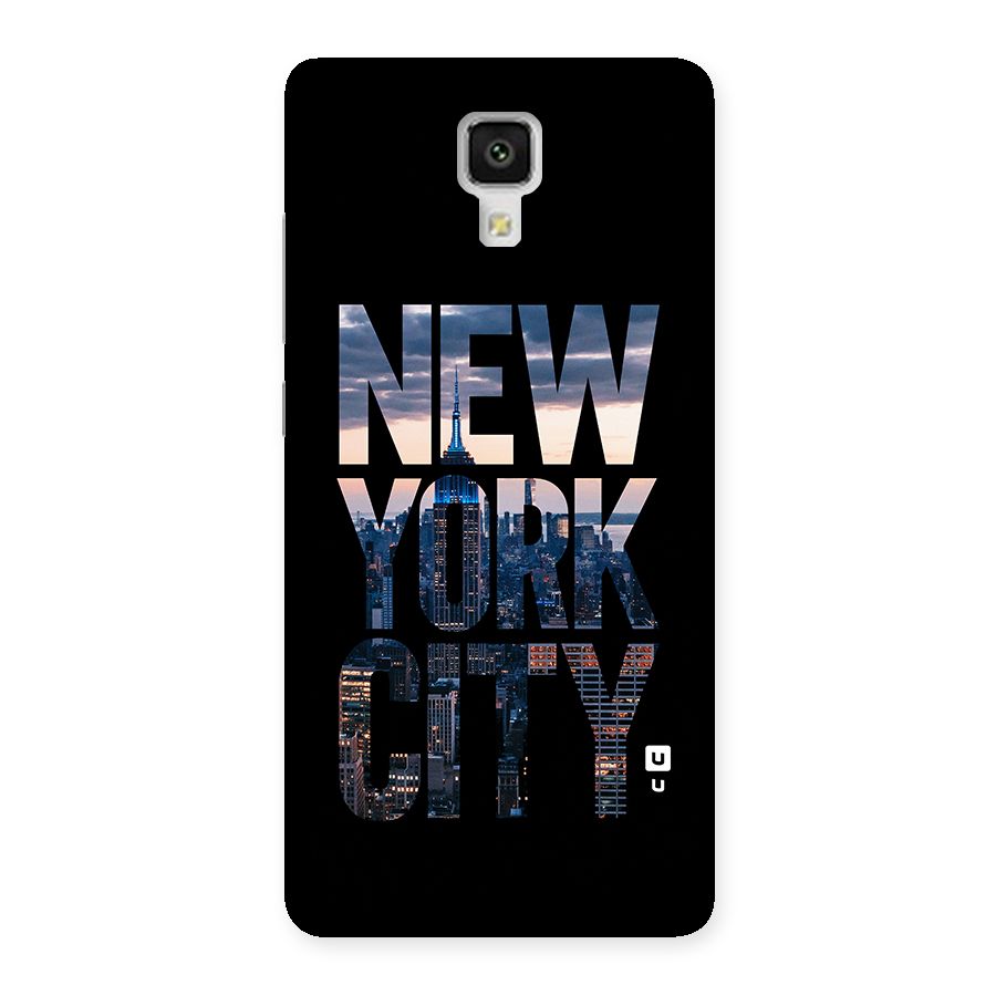 New York City Back Case for Xiaomi Mi 4