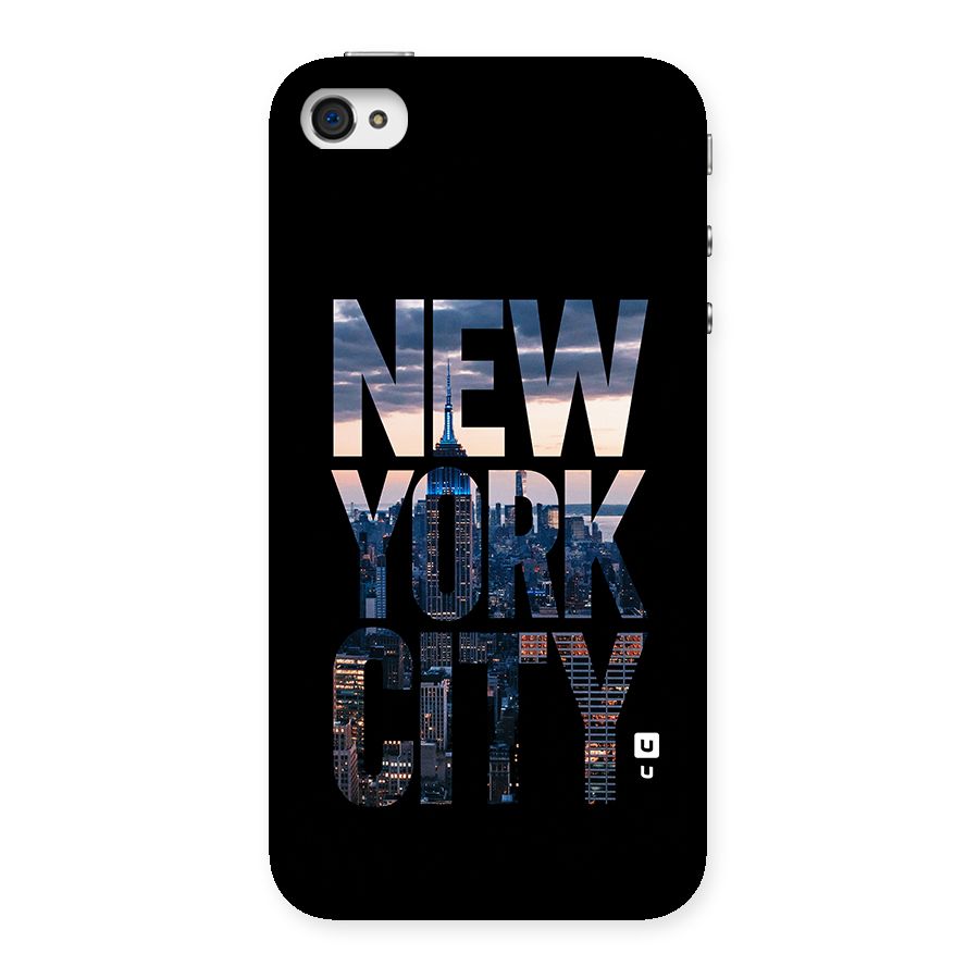New York City Back Case for iPhone 4 4s