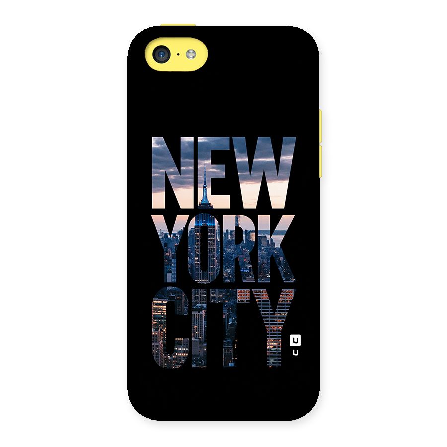 New York City Back Case for iPhone 5C