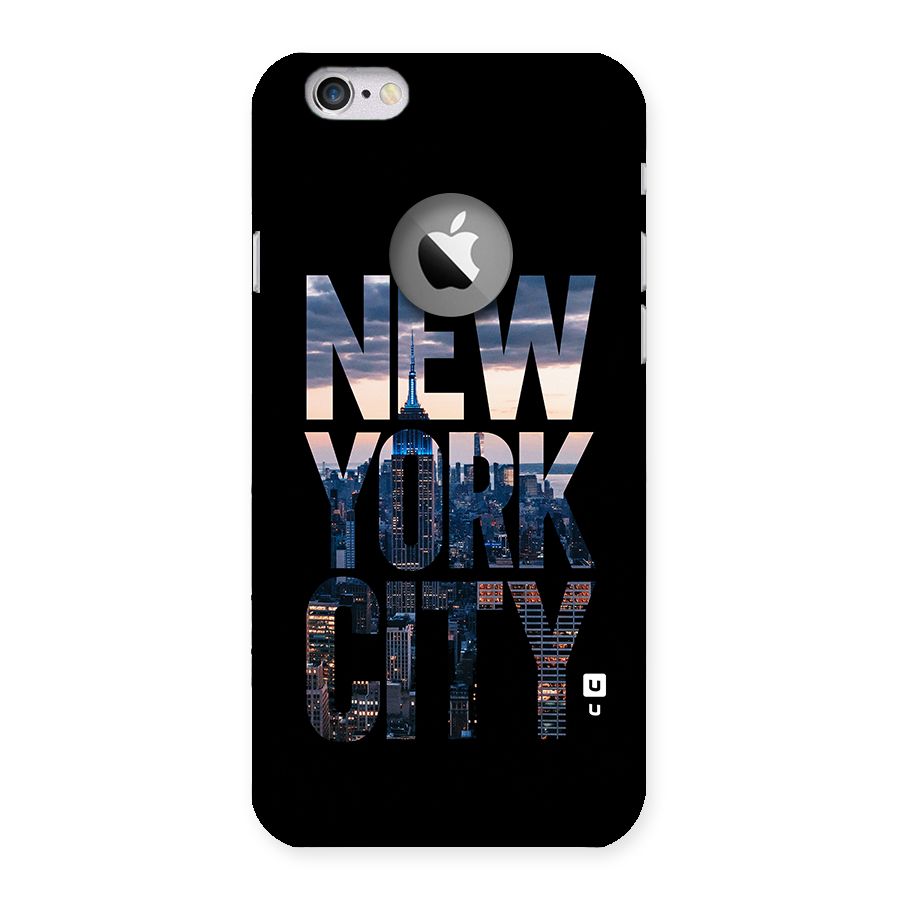 New York City Back Case for iPhone 6 Logo Cut