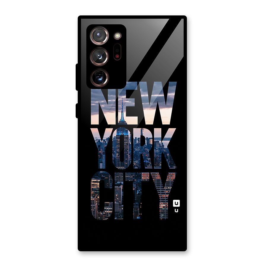 New York City Glass Back Case for Galaxy Note 20 Ultra
