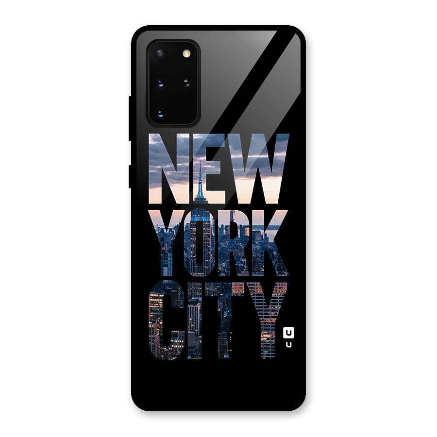 New York City Glass Back Case for Galaxy S20 Plus