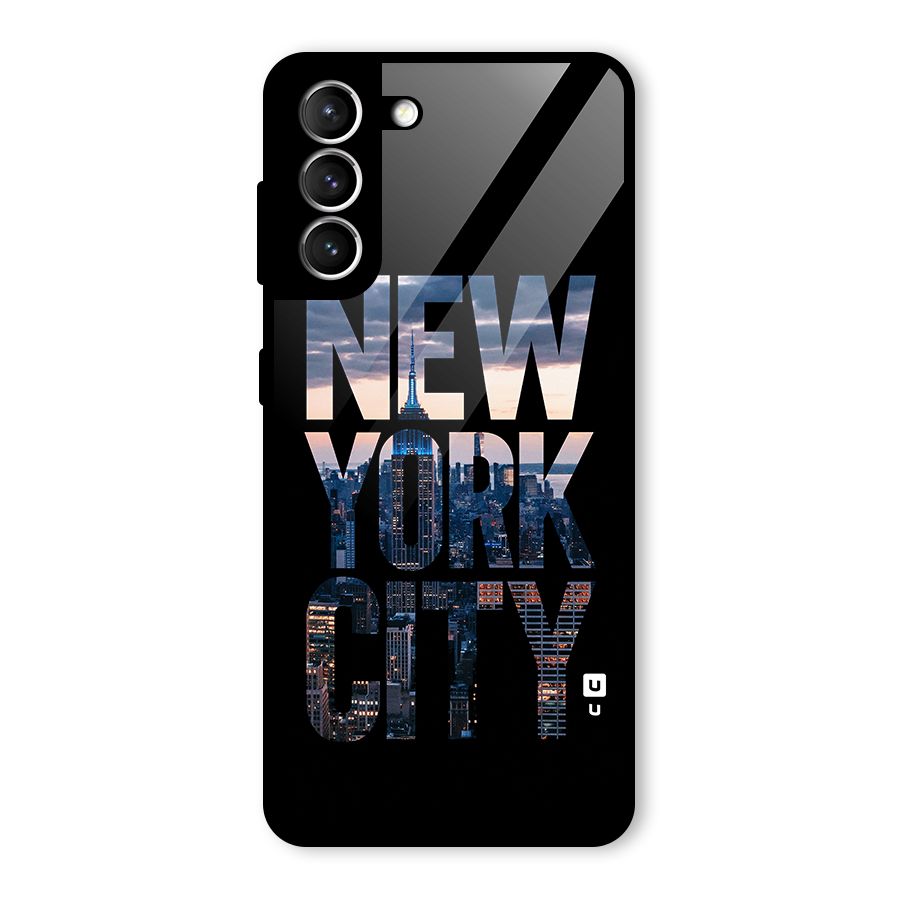 New York City Glass Back Case for Galaxy S21 5G